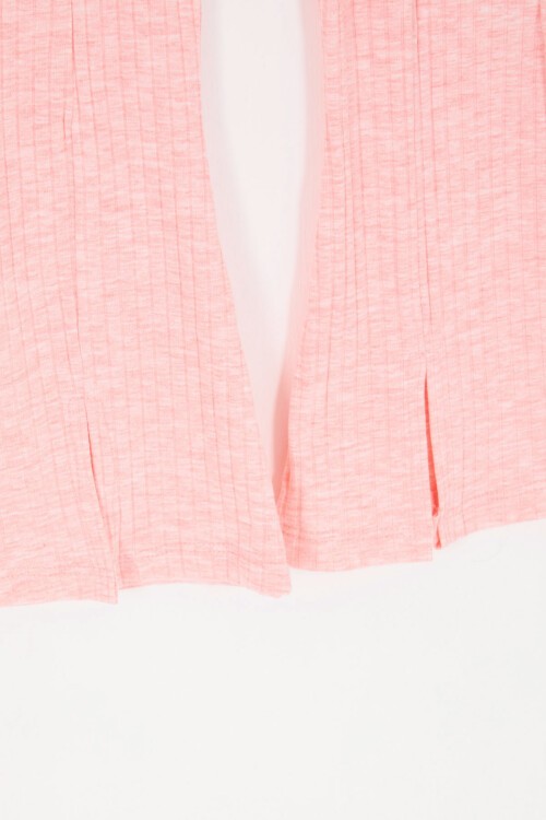 Pembe Peluş Ayıcıklı Fırfırlı Kız Çocuk Takım 16956