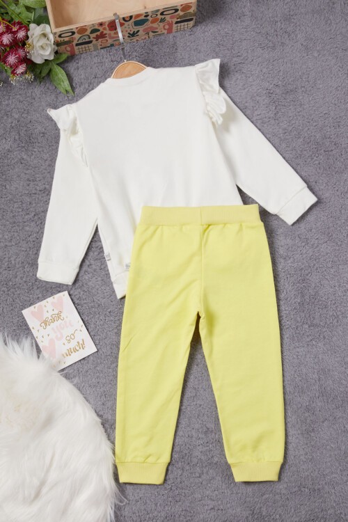 Renkli Balonlar Baskılı Kız Bebek Takımı 16977