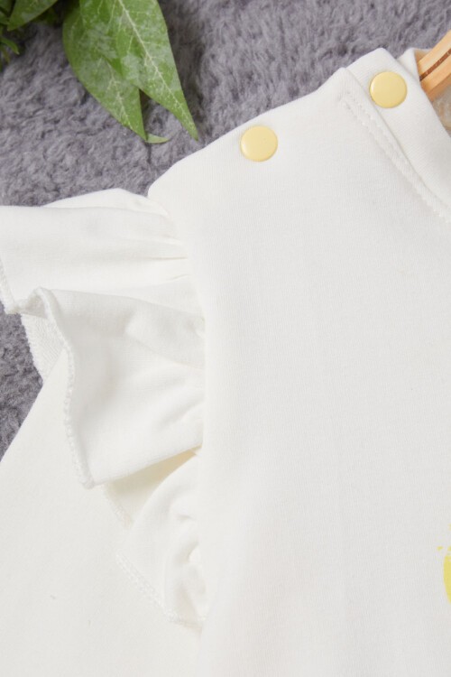 Renkli Balonlar Baskılı Kız Bebek Takımı 16977