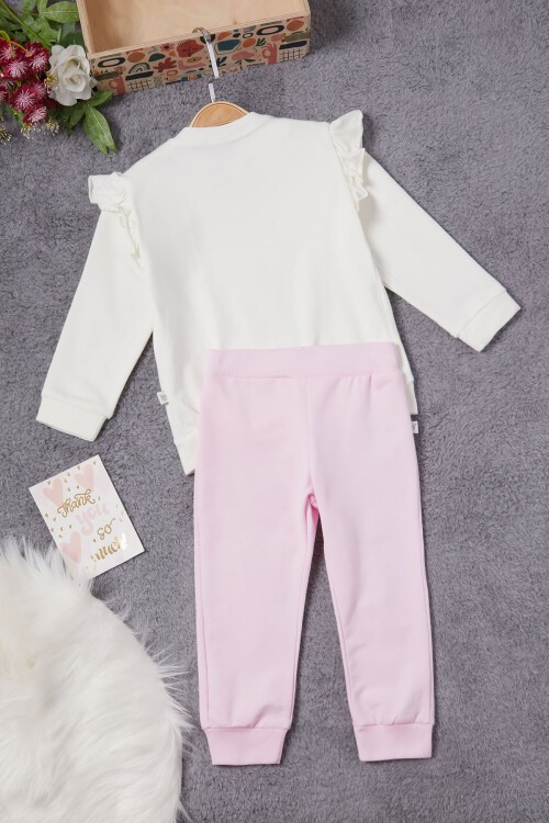 Renkli Balonlar Baskılı Kız Bebek Takımı 16977