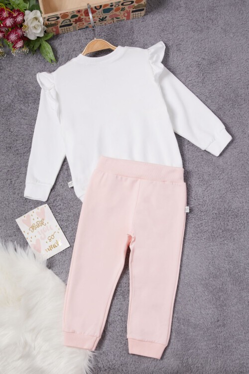 Renkli Balonlar Baskılı Kız Bebek Takımı 16977