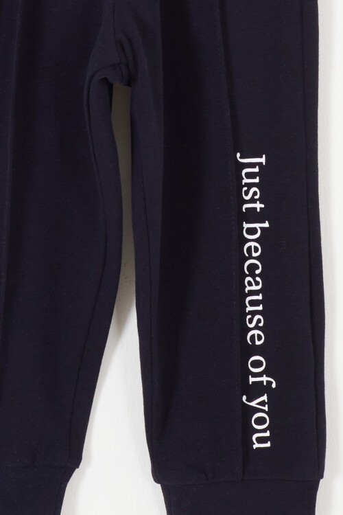 Yeşil Yazı Baskılı Erkek Bebek Eşofman Takımı 17327