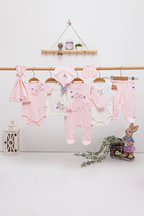 Yunus Baskılı 8li Bebek Hastane Çıkışı Seti 16876