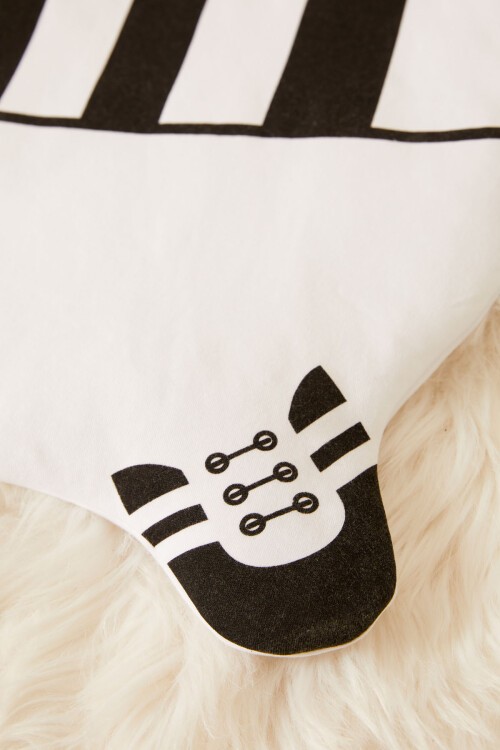 Beyaz Kartal Baskılı Yastıklı Erkek Bebek Alt Açma 17483