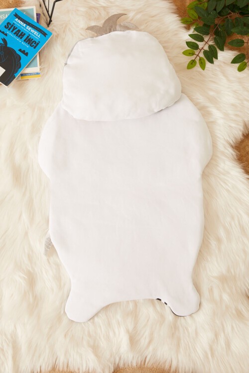 Beyaz Kartal Baskılı Yastıklı Erkek Bebek Alt Açma 17483