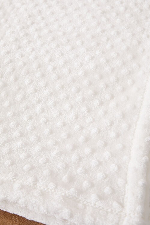 Ekru Tomurcuklu Bebek Battaniye 17478