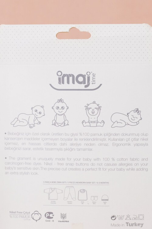 Kız Bebek Pembe 5li Acil İhtiyaç Seti 17526