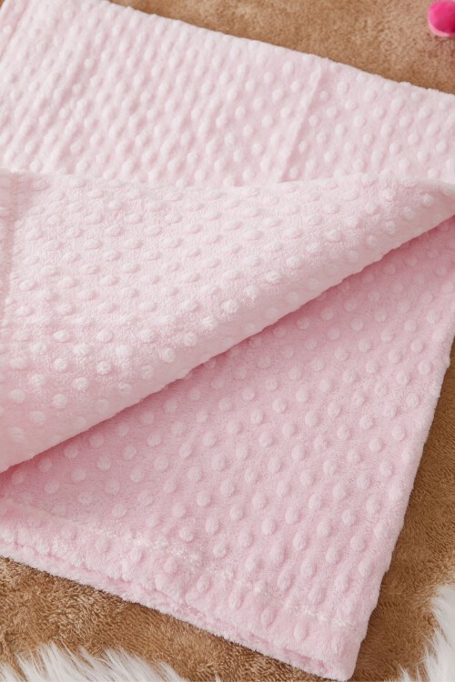 Kız Bebek Pembe Tomurcuk Battaniye 17476