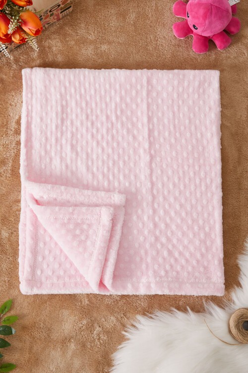 Kız Bebek Pembe Tomurcuk Battaniye 17476