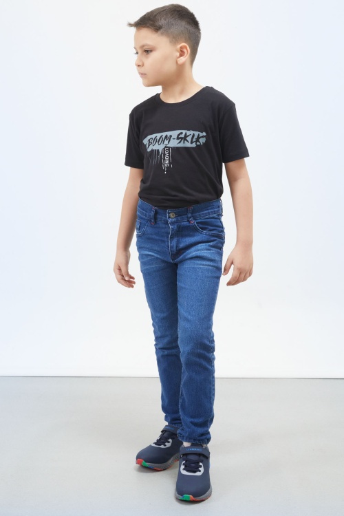 Mavi Erkek Çocuk Likralı Jean Pantolon 16241