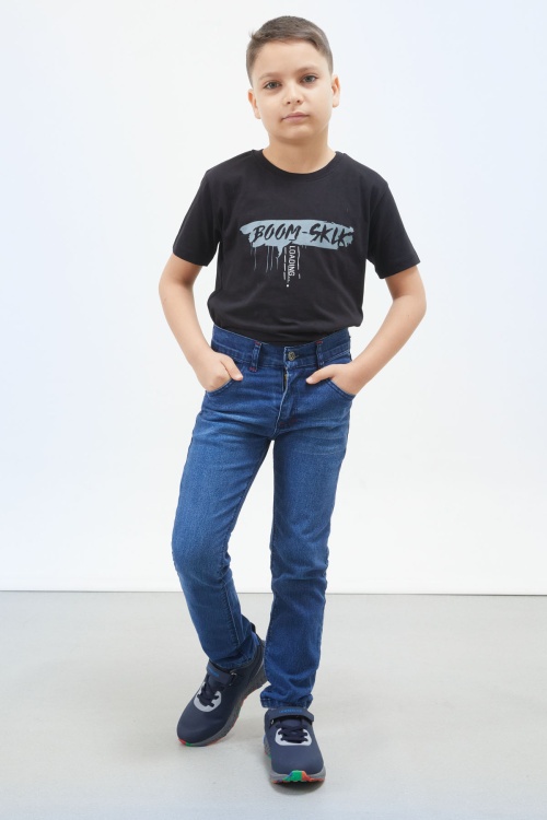 Mavi Erkek Çocuk Likralı Jean Pantolon 16241