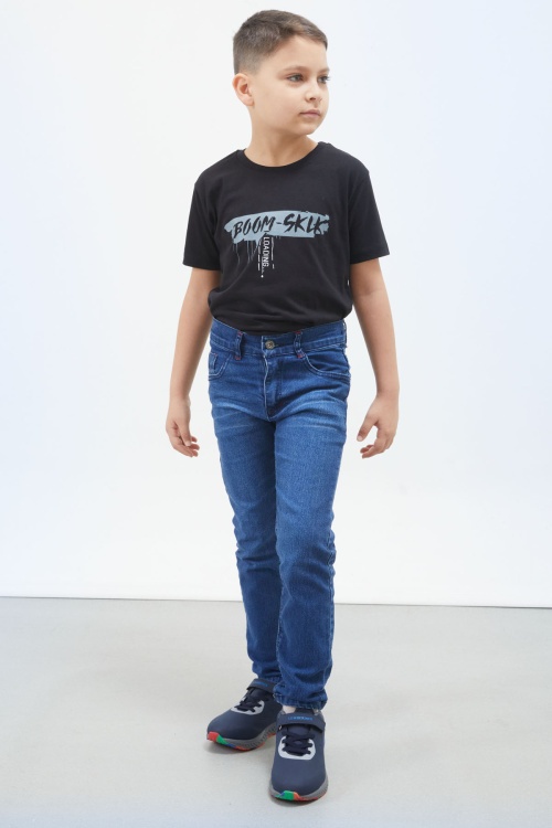 Mavi Erkek Çocuk Likralı Jean Pantolon 16241