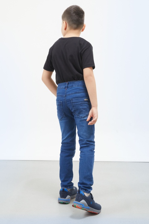 Mavi Erkek Çocuk Likralı Jean Pantolon 16241