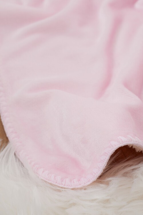 Pembe Kız Bebek Peluş Battaniye 17374
