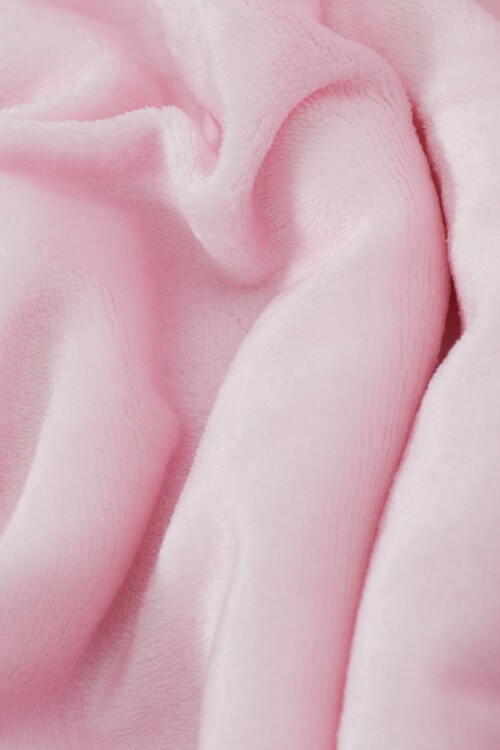 Pembe Kız Bebek Peluş Battaniye 17374
