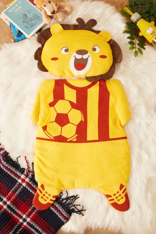 Sarı Aslan Baskılı Yastıklı Erkek Bebek Alt Açma 17482