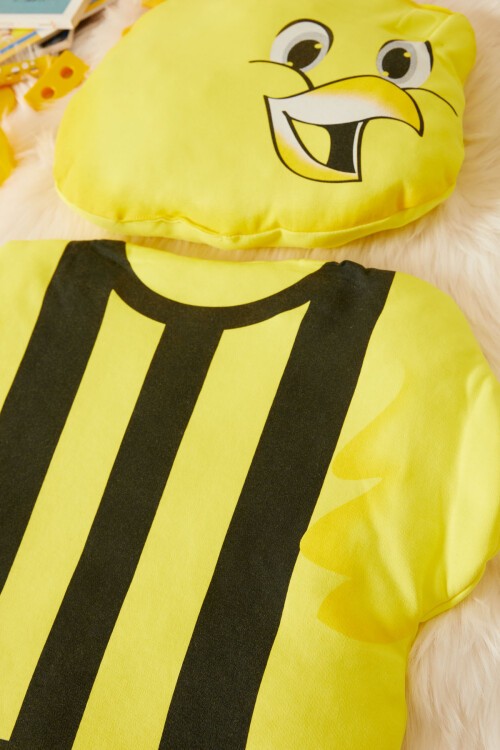 Sarı Kanarya Baskılı Yastıklı Erkek Bebek Alt Açma 17484