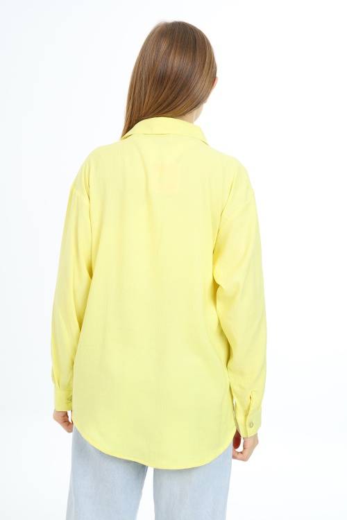 Sarı Kız Çocuk Gömlek 17968