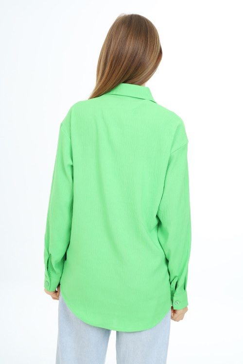 Yeşil Kız Çocuk Gömlek 17970