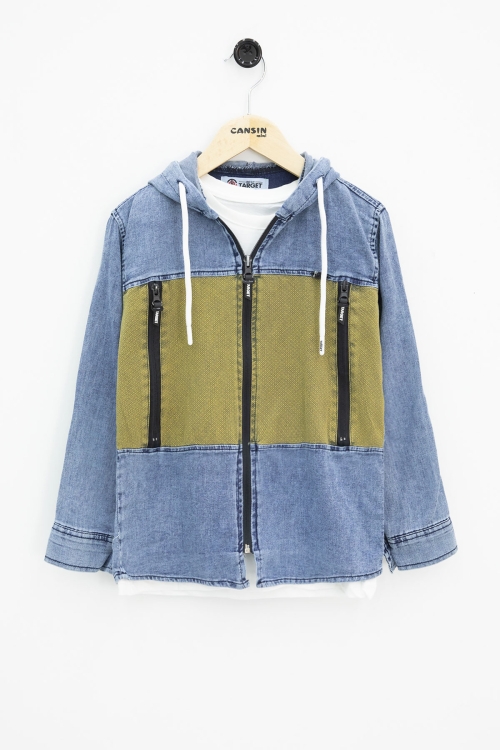 Erkek Çocuk Jean Ceketli 2li Takım 21128