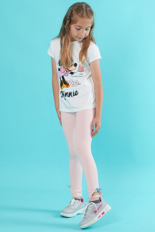 Paça Detaylı Kız Çocuk Tayt 1-8 Yaş 14468