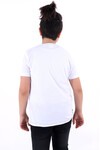 Erkek Çocuk Beyaz Önü Cep Detay Yazılı 8-13 Yaş T-Shirt 4132-3