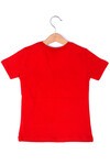 Erkek Çocuk Kırmızı Robot Baskı 2-7 Yaş T-Shirt 207-3