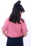 Kız Cool Yazı Baskılı Oversize T-shirt 9-14 Yaş 14152-2