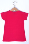 Kız Çocuk Koyu Pembe Flamingo Baskı 2-7 Yaş T-Shirt 12172