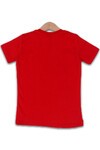 Erkek Çocuk Kırmızı Yazı Baskı 2-8 Yaş T-Shirt 212-1