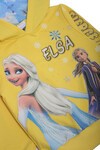 Kız Çocuk Sarı Elsa 3-10 Yaş Kapüşonlu Takım 307