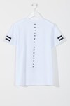 Erkek Çocuk Beyaz Kaplan Baskı 10-16 Yaş T-Shirt 1299-1