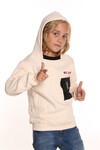 Erkek Çocuk Kapşonlu Polarlı Sweatshirt 9-14 Yaş 14157