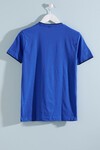 Erkek Çocuk Koyu Mavi Neon Yazı Baskı 8-13 Yaş T-Shirt 6303-2