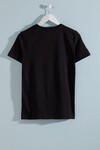 Erkek Çocuk Siyah Ön Cep Neon Detay 8-13 Yaş T-Shirt 4138-1