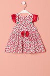 Kız Bebek Meyve Baskılı Elbise 1-3 Ay 14324