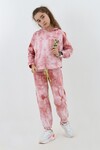 Kız Çocuk Loco Baskılı Batik Eşofman Takımı 14120