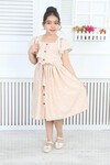 Kız Çocuk Sırt Çantalı Askılı Elbise 8-12 Yaş 13984