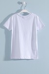 Erkek Çocuk Beyaz 2-7 Yaş T-Shirt 208-4