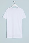 Erkek Çocuk Beyaz Yazı Detaylı 8-13 T-Shirt 6568