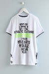 Erkek Çocuk Little Baskılı Tshirt 8-12 Yaş 14018