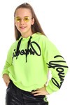 Kız Çocuk Kapüşonlu Sweatshirt 10-15 Yaş 14160
