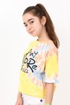 Kız T-shirt Batik Desenli 14518