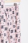 Kız Çocuk Kedi Desenli Pijama Takımı 14632