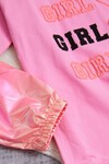 Kız Çocuk Pudra Girl Power Baskı 7-14 Yaş Sweatshirt 2024-2