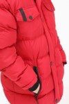 Erkek Çocuk Şişme Mont Cebi Kapaklı Kırmızı 15487