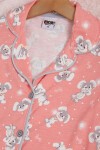 Sevimli Tavşan Desenli Kız Çocuk Pijama Takımı 16330
