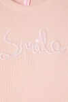 Somon Smile Nakışlı Kız Çocuk Waffle Sweatshirt 16590